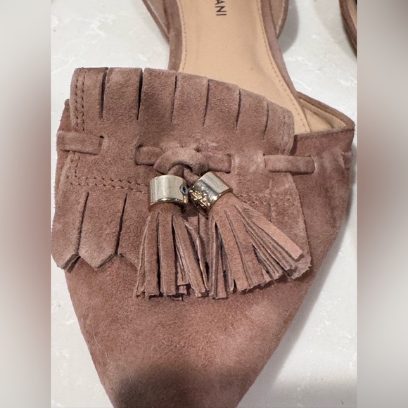 ANTONIO MELANI Wandah style suede leather slip on flats dress shoes. Size 9 - Picture 7 of 8